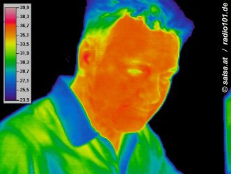 DJ Enver mal anders: Thermographieaufnahme (W�rmebild) 
